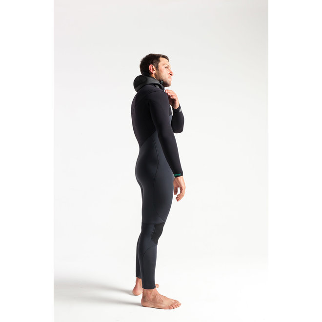 C-Skins ReWired 5/4 Men's Winter Wetsuit Hooded Anthracite/Black/Diamond/Black