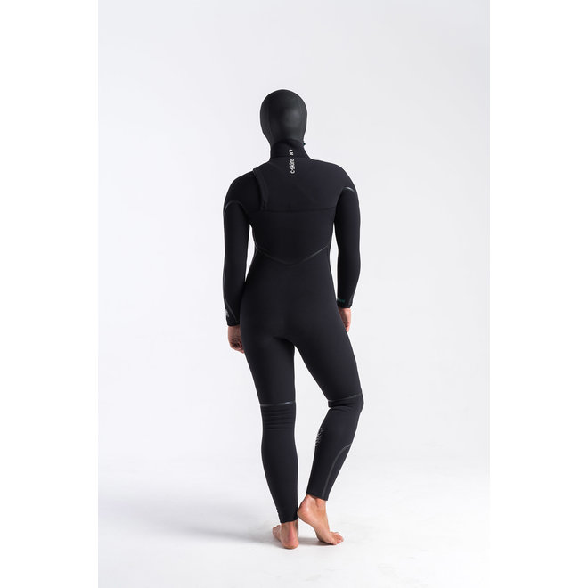 C-Skins Wired 6/5/4 Dames Wetsuit Hooded Black/DiamondBlack