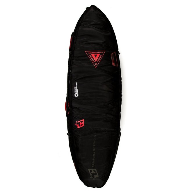 Creatures Shortboard Multi Tour Boardbag Red