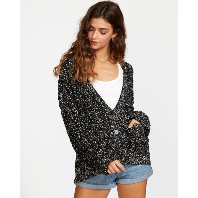 RVCA Women's Brody Cardigan Black