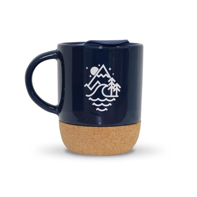 Old Guys Rule Stacked Logo Travel Mug Navy