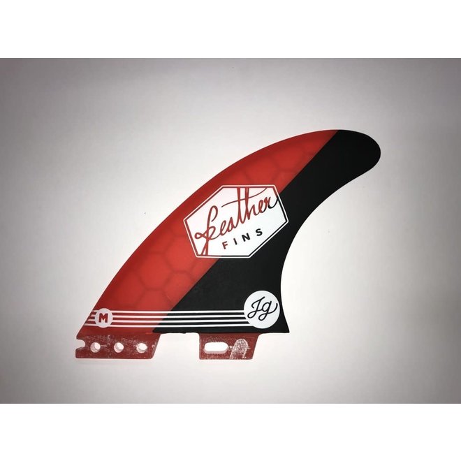 Feather Fins Click Tab Signatures Jonathan Gonzalez Thruster Fins Red