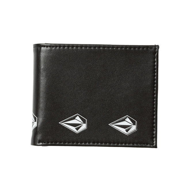 Volcom Empty PU Wallet New Black