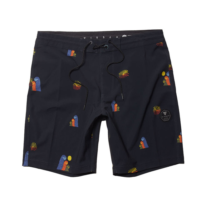 Vissla Heren Outside Sets 18.5" Boardshorts Black