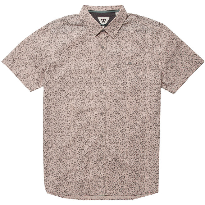 Vissla Heren Boozer SS Eco Shirt Pink Smoke