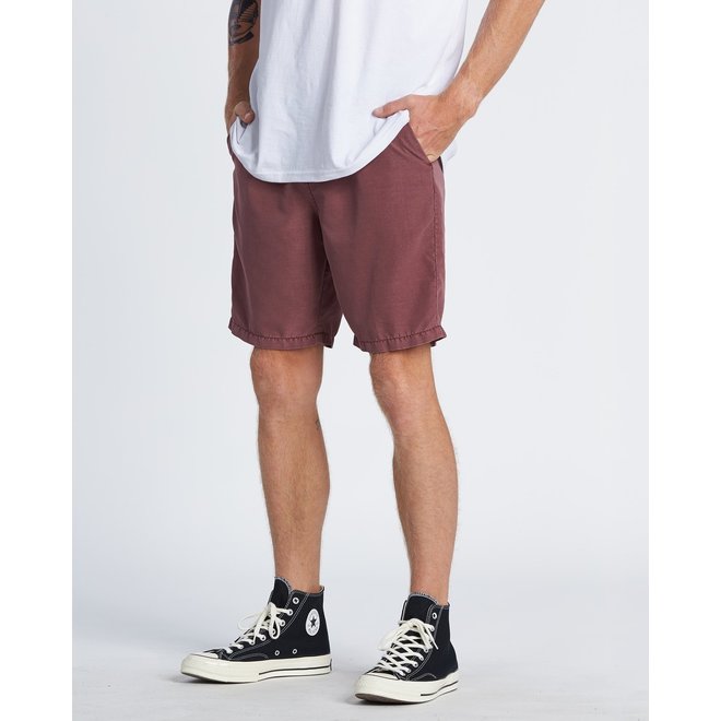 Billabong Heren New Order Overdye Submersible Walkshort Dusty Red