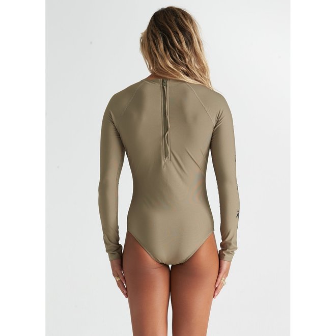 Billabong Dames Core Mock Neck Bdyst Surf Suit Aloe