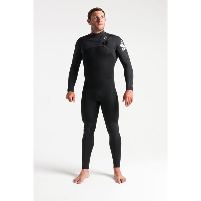 C-skins Session 4/3 Heren Wetsuit Carbon/White