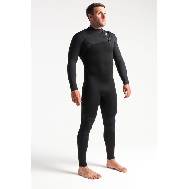 C-skins Session 4/3 Heren Wetsuit Carbon/White