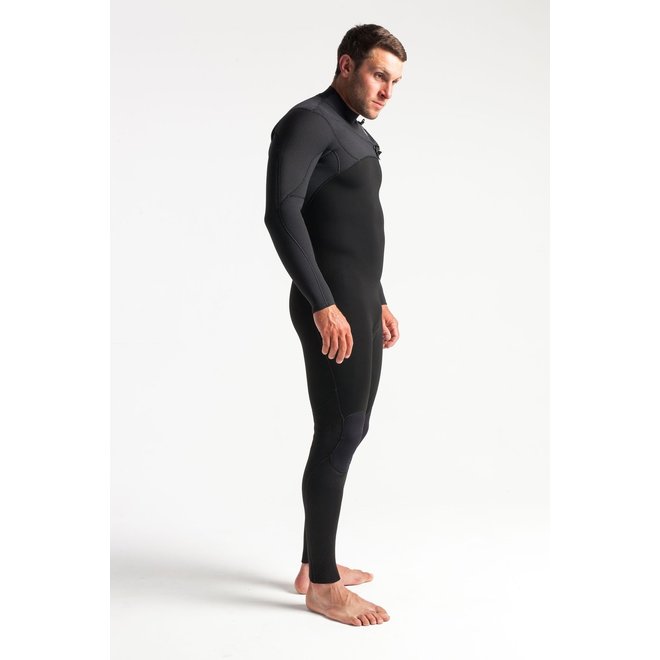 C-skins Session 4/3 Heren Wetsuit Carbon/White