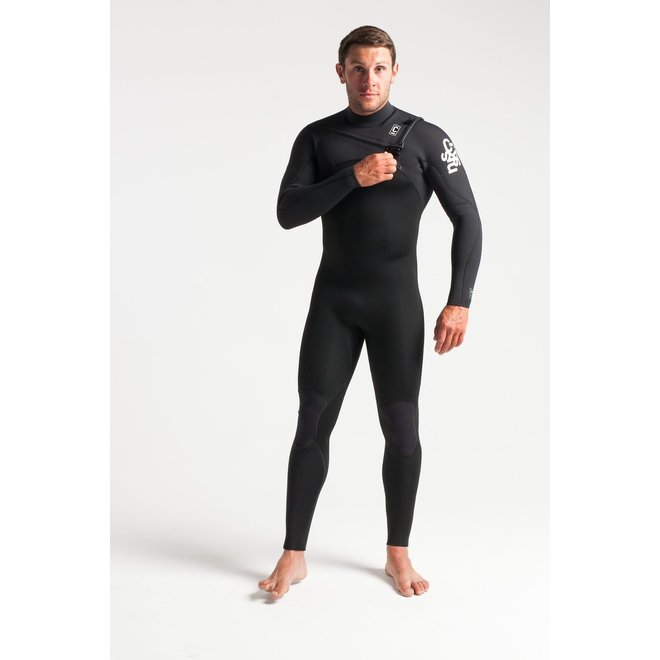 C-skins Session 4/3 Heren Wetsuit Carbon/White