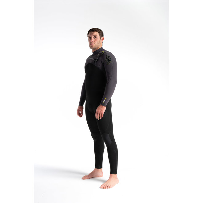 C-skins ReWired 4/3 Heren Wetsuit Black/MeteorX/Lime