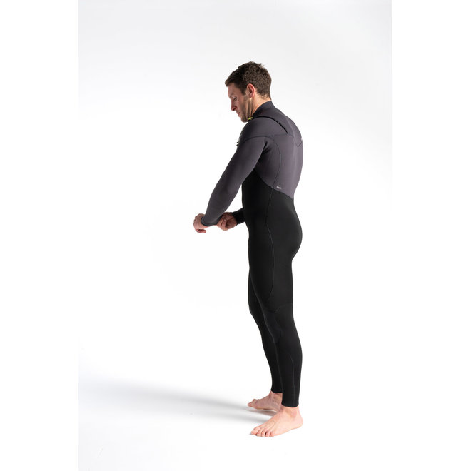 C-skins ReWired 4/3 Heren Wetsuit Black/MeteorX/Lime