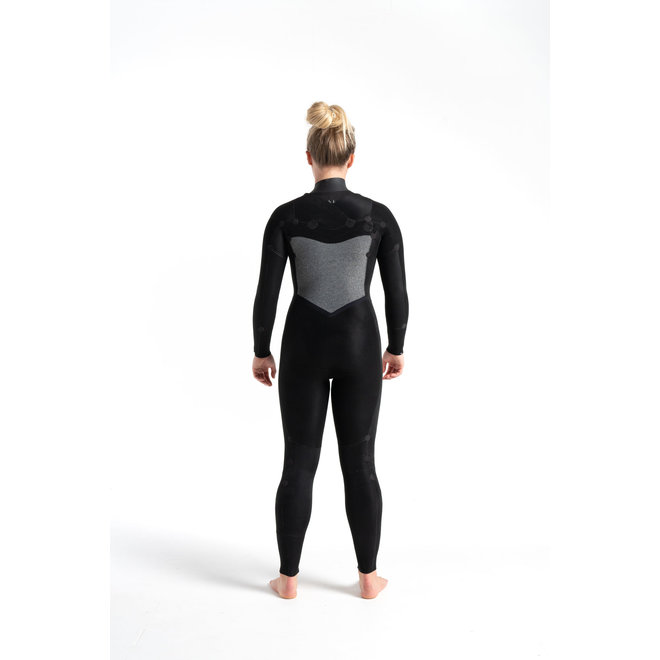 C-Skins Solace 4/3 Dames Wetsuit Black/Unity/GreenAsh