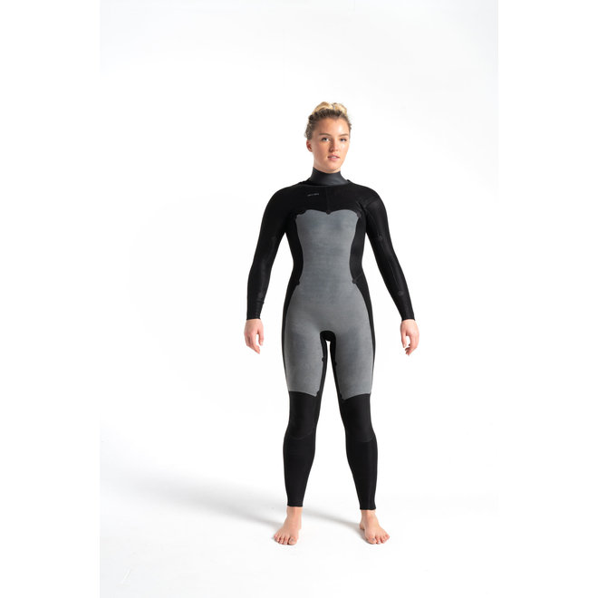 C-Skins Solace 4/3 Dames Wetsuit Black/Unity/GreenAsh