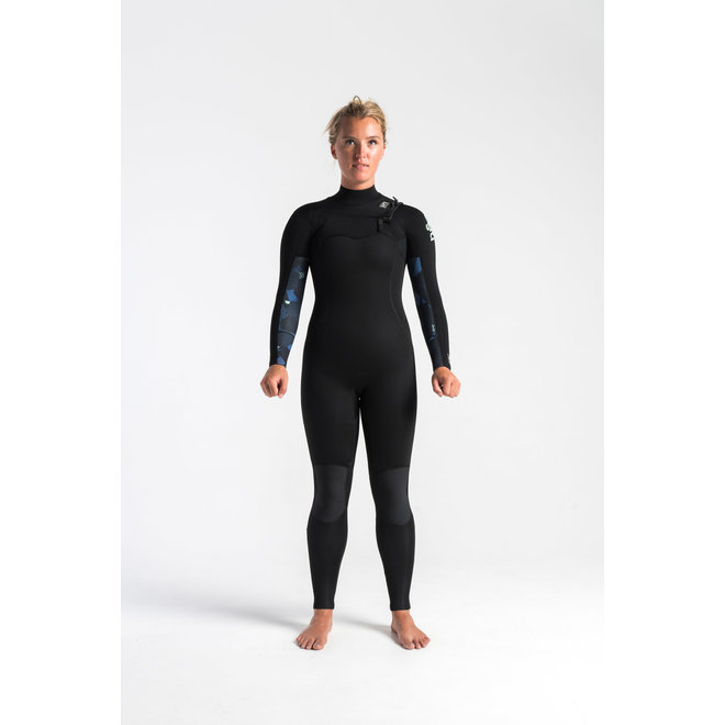 C-Skins Solace 4/3 Dames Wetsuit Black/Unity/GreenAsh