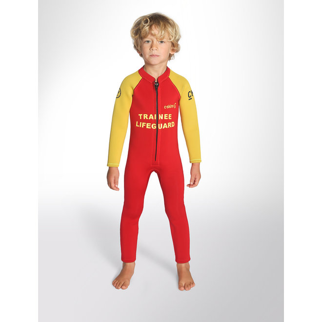 C-Skins 3/2 Kids Wetsuit Red Trainee