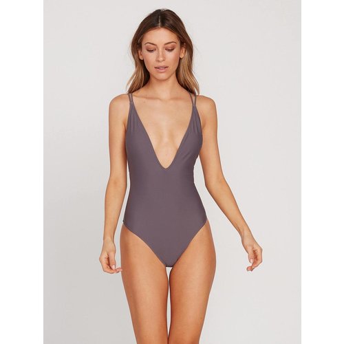 Volcom Volcom Women's Simply Solid One Piece Steel Purple Volcom Volcom Women's Simply Solid One Piece Steel Purple