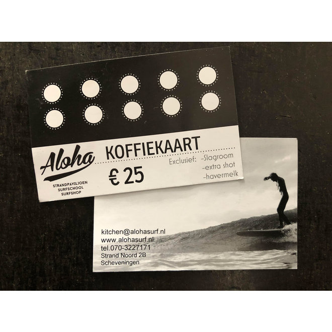 Aloha Koffiekaart