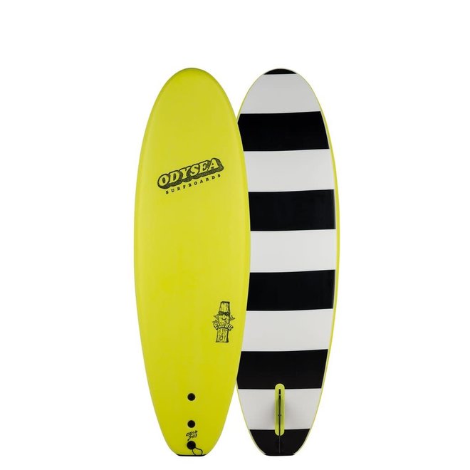 Catch Odysea 6'0'' Plank Single Fin Electric Lemon 2.0