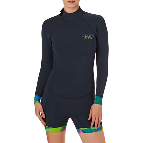 C-Skins C-Skins Boyleg Solace 2mm Dames Wetsuit Shorty Tropic C-Skins C-Skins Boyleg Solace 2mm Dames Wetsuit Shorty Tropic