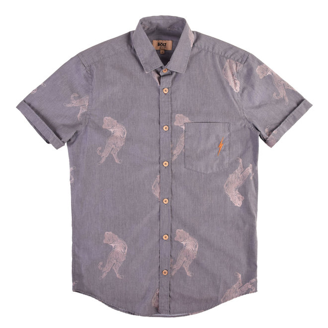 Lightning Bolt Heren Tiger Shirt