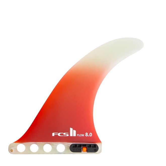 FCS II Flow PG 9 Inch Longboard Fin Red