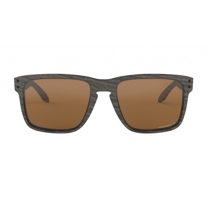 Oakley Holbrook XL Woodgrain Prizm Tungsten Polarized Zonnebril