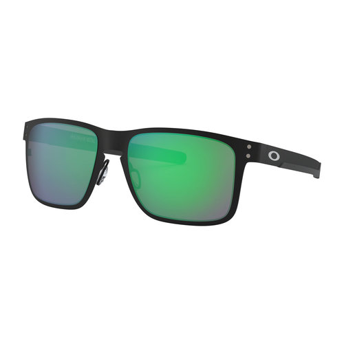 Oakley Oakley Holbrook Metal Matte Black With Jade Iridium Zonnebril Oakley Oakley Holbrook Metal Matte Black With Jade Iridium Zonnebril