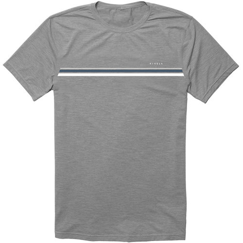 Vissla Vissla Men's The Trip Lycra Short Sleeve Grey Heather Vissla Vissla Men's The Trip Lycra Short Sleeve Grey Heather