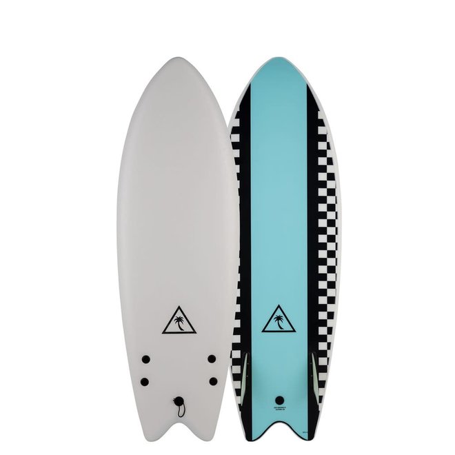 Catch Heritage 5'6'' Retro Fish Twin White/Light Blue