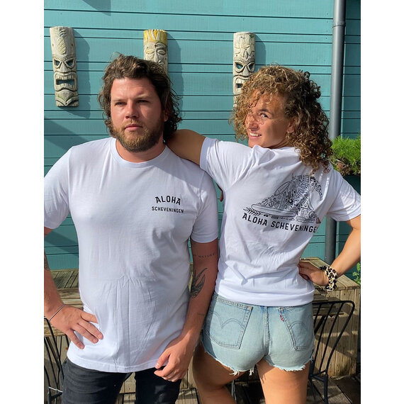 Aloha Wave T-Shirt White Unisex