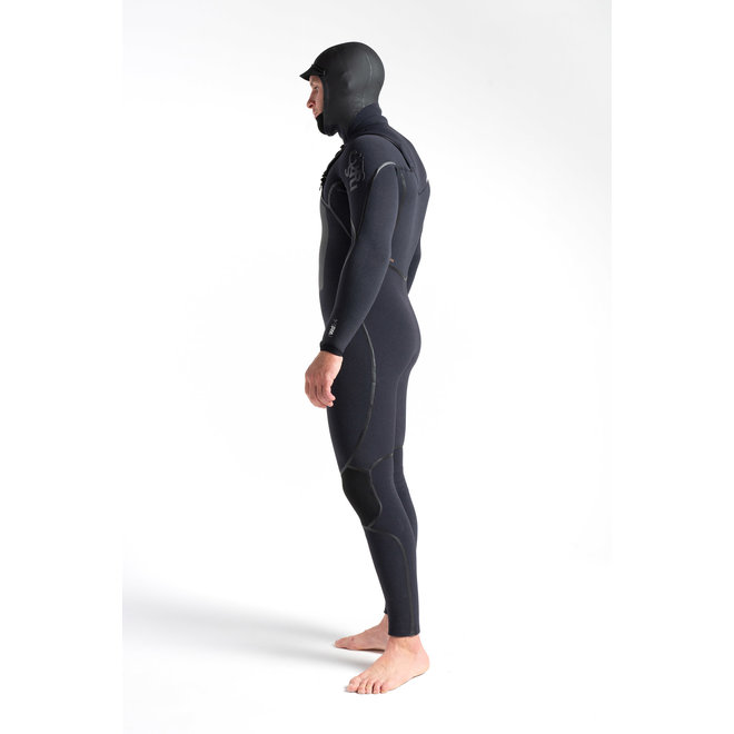 C-Skins Wired 5/4 Heren Wetsuit Hooded BX/BX/Black