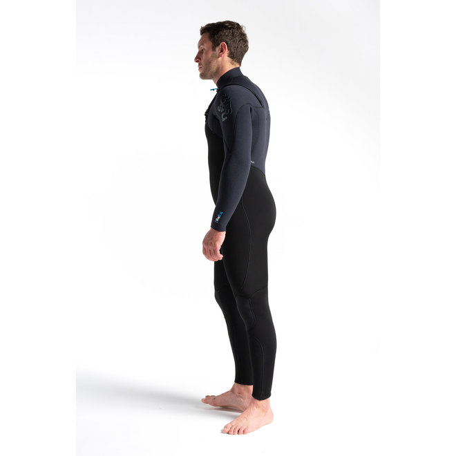 C-Skins Rewired 5/4 Men's Wetsuit Black/BlackX/UltraCyan