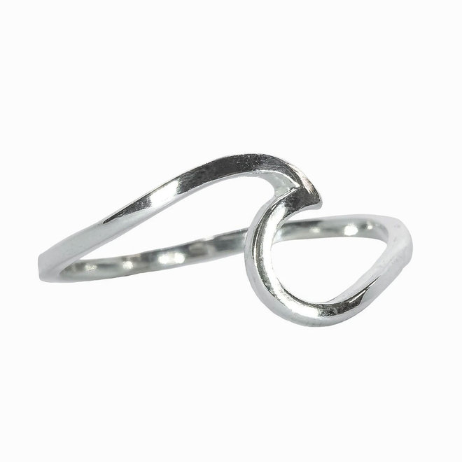 Pura Vida Wave Ring Silver