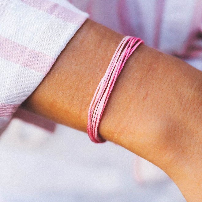 Pura Vida  Charity: Boarding 4 Breast Cancer Bracelet