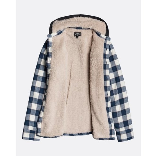 Billabong Kinder All Day Sherpa Flannel Birch