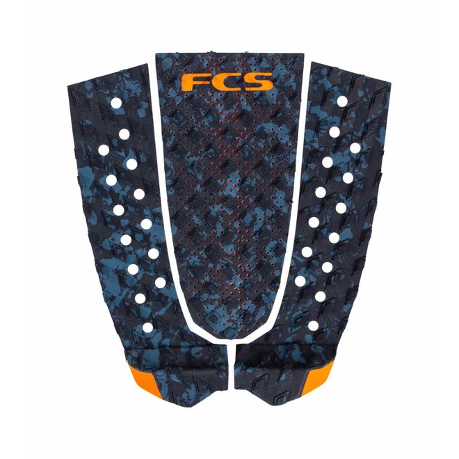 FCS T-3 Tailpad Blue Fleck/Orange