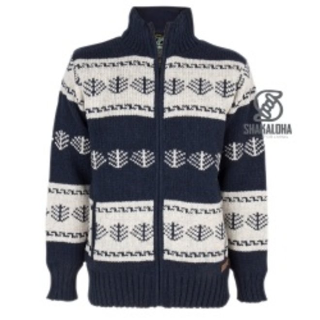 Shakaloha Pine Cardigan Navy