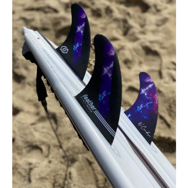 Feather Fins Single Tab Signatures Willian Cardoso HC Thruster Fins Thunder