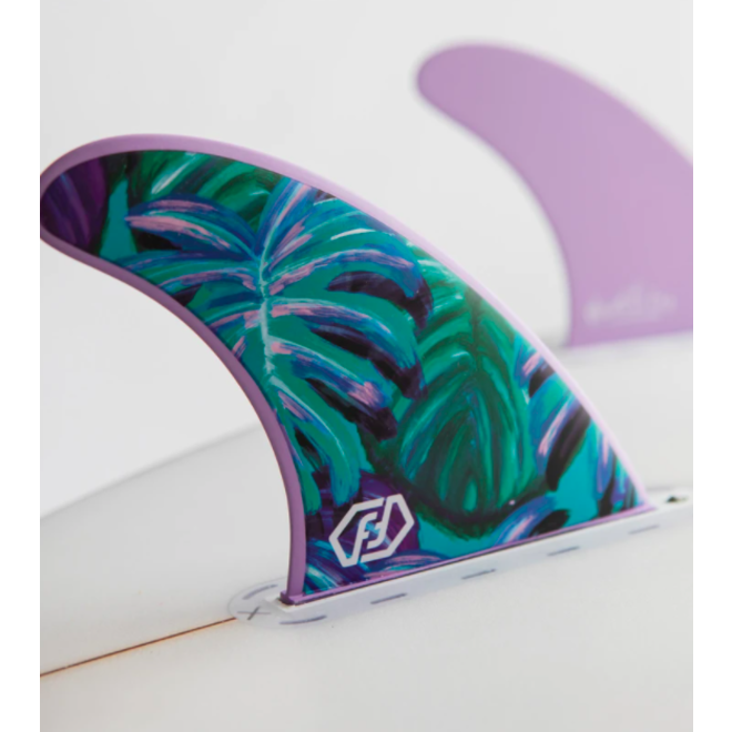 Feather Fins Single Tab Signatures Maud Le Car HC Thruster Fins