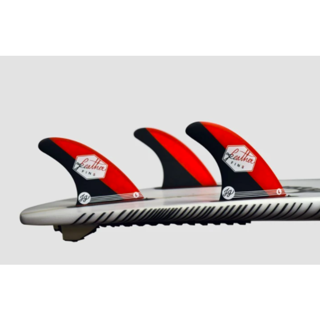 Feather Fins Single Tab Signatures Jonathan Gonzalez Thruster Fins Red