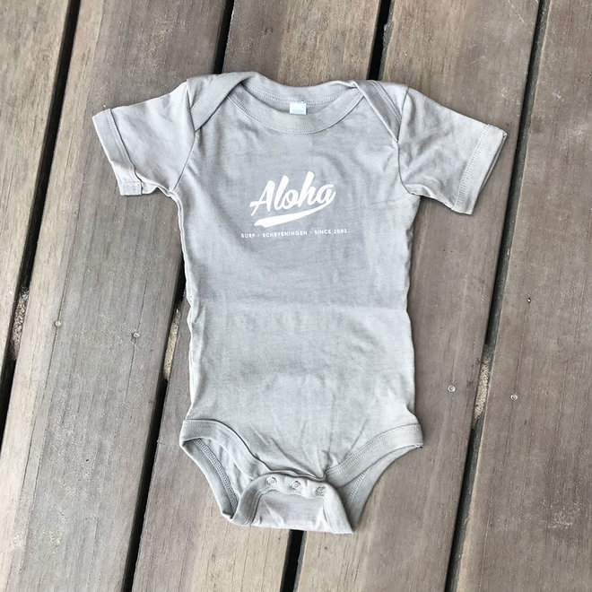 Aloha Baby Romper Grey