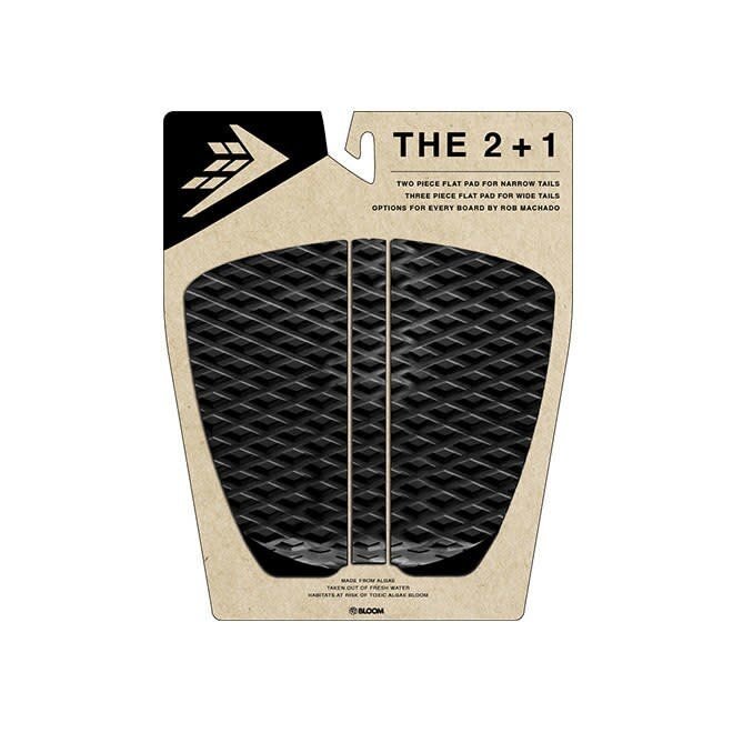 Firewire Tailpad Rob Machado 2 + 1 Flat Traction Pad Black/Charcoal