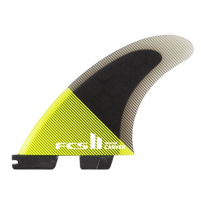 FCS II Carver PC Acid/Black Thruster Fins