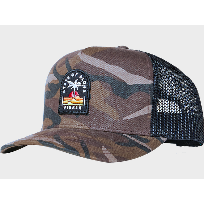 Vissla Solid Sets Trucker Hat Camo 