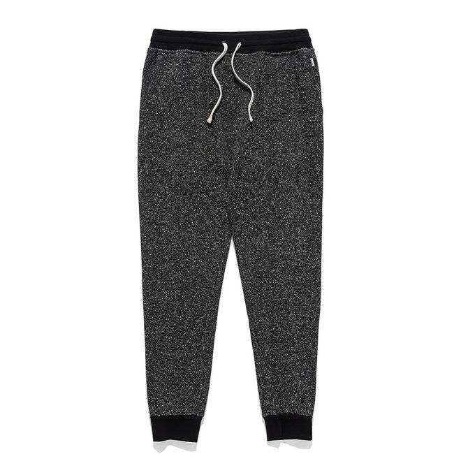 Banks Journal Men's Primary Fleece Track Pants Dirty Black