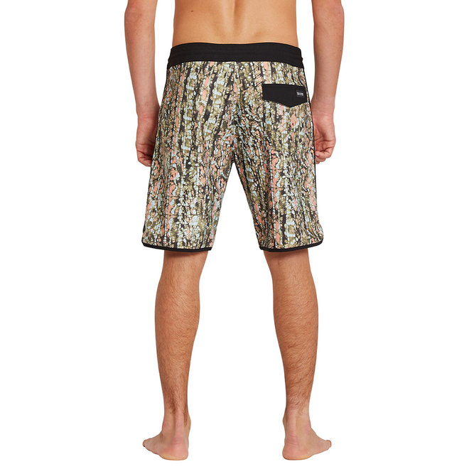 Volcom Men's Sea Batik Scallop 19'' Boardshorts Old Mill