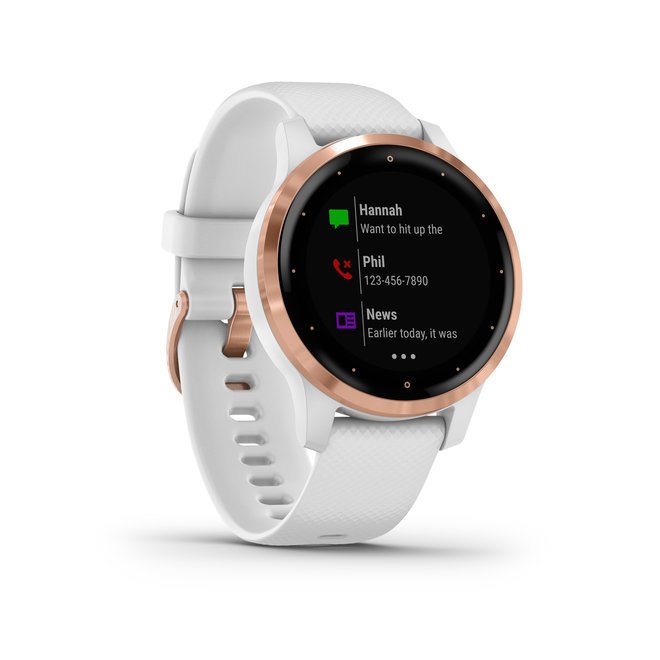 Garmin Vivoactive 4S White/Rose Gold Smartwatch