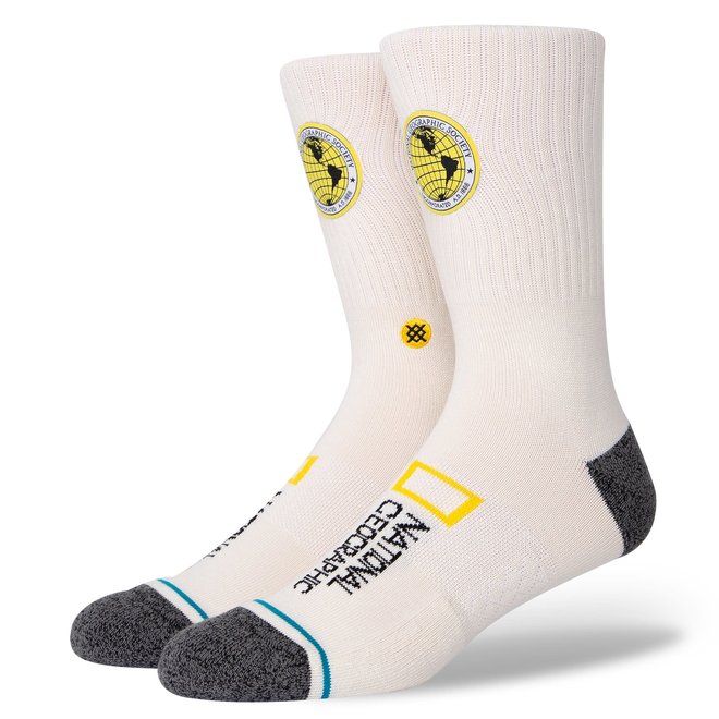 Stance Explorers Patch Socks Off-White